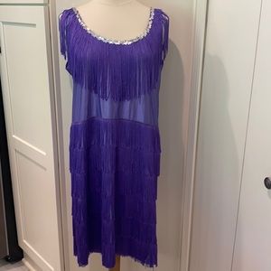 Flapper roaring 20’s costume L- XL dress